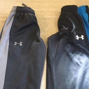 Lot of 2 boys Under Armour pants size medium used